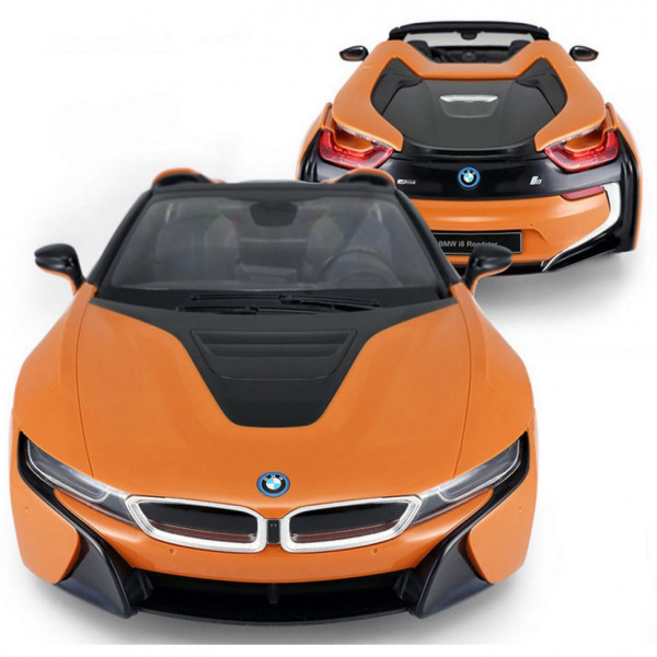 Машинка на радіоуправлінні BMW i8 Roadster Rastar 95560 помаранчевий, 1:14