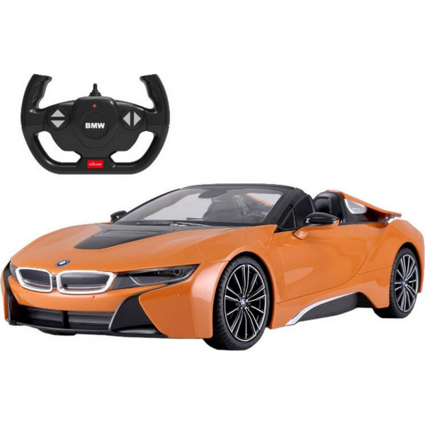 Машинка на радіоуправлінні BMW i8 Roadster Rastar 95560 помаранчевий, 1:14