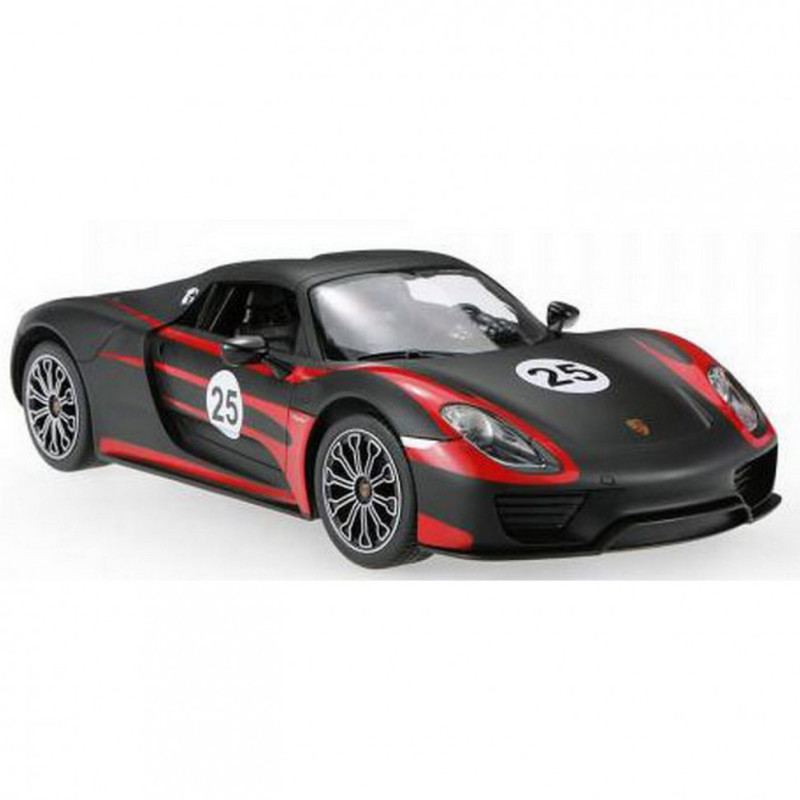 Машинка на радіоуправлінні Porsche 918 Spyder Rastar 70770 чорний, 1:14