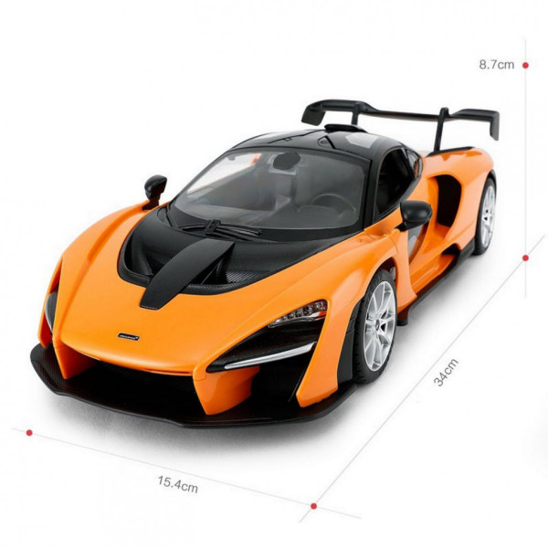 Машинка на радіоуправлінні McLaren Senna Rastar 96660 помаранчевий, 1:14