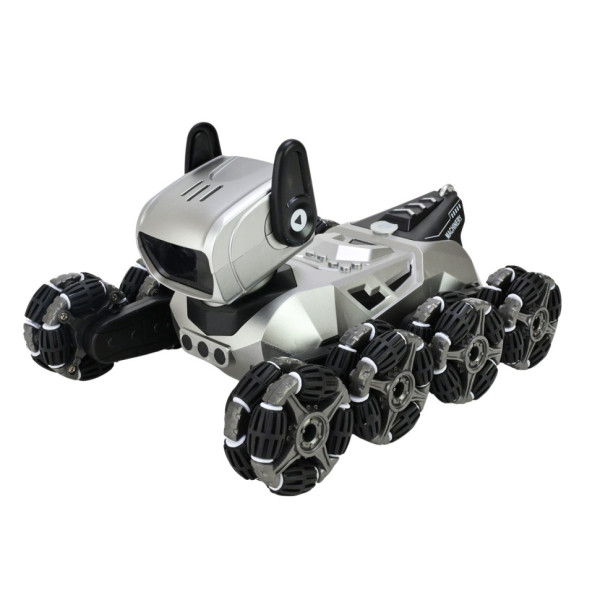 Детская игрушка на радиоуправлении "Собака" 1028(Silver) световые и звуковые эффекты(1028(Silver))