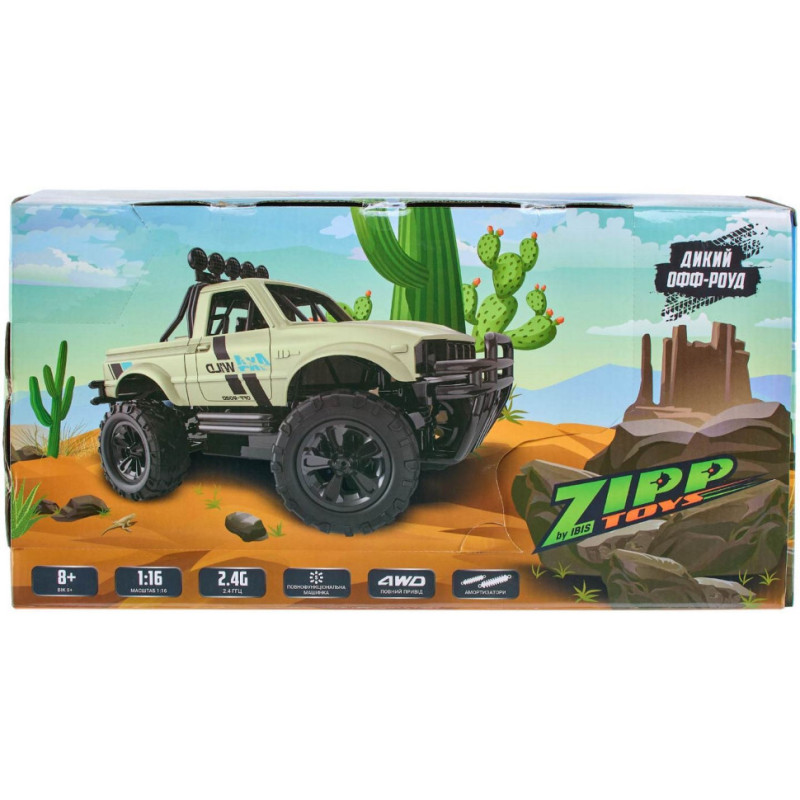 Машинка на радіокеруванні Дикий офф-роуд ZIPP Toys HJ807