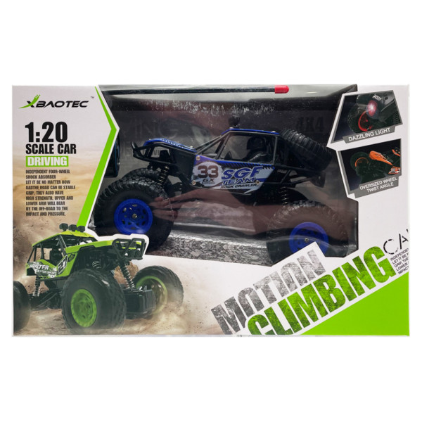 Машинка на радіокеруванні "Motion Climbing" XB1009(Blue) світло (XB1009(Blue))