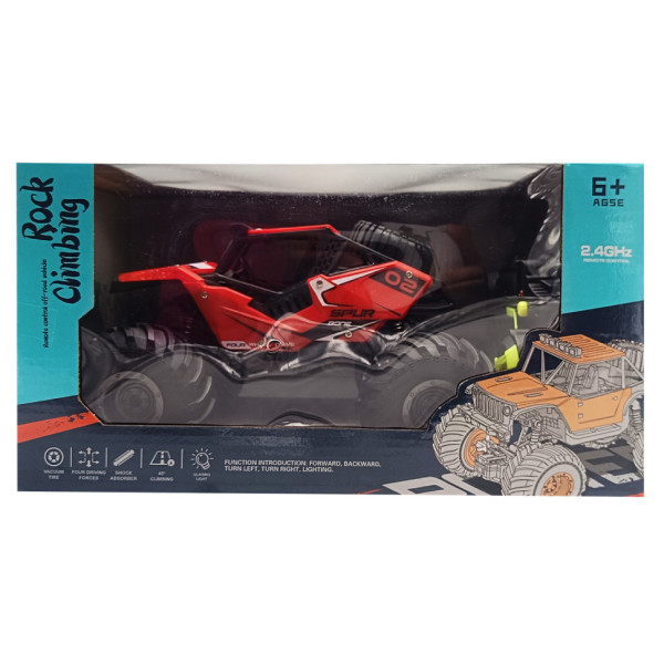 Машинка на радіокеруванні "Rock Climbing" M765-36(Red) світло (M765-36(Red))