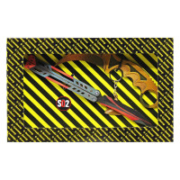 Набор сувенирных ножей деревянных SO-2 "БАБОЧКА BLACK WIDOW & КЕРАМБИТ GOLD" SO2-12-B(SO2-12-B)