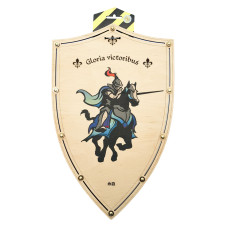 Сувенірний дерев'яний щит «КІННИЙ ЛИЦАР» EQK 47х30 см (EQK)