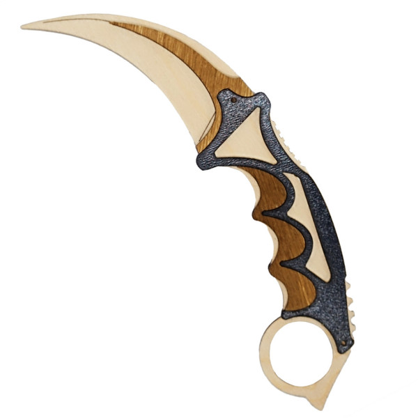 Сувенірний дерев'яний ніж "Керамбіт" KAR-W (KAR-W)