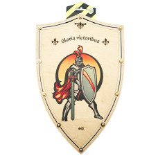 Сувенірний дерев'яний щит «ЛИЦАР» KNG 47х30 см (KNG)