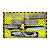 Набір дерев'яних сувенірних ножів SO-2 "TANTO ТРАНЗИСТОР & TANTO ЯКУДЗА GOLD" SO2-8-B (SO2-8-B)