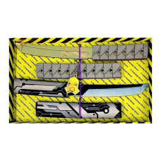 Набір дерев'яних сувенірних ножів SO-2 "TANTO ТРАНЗИСТОР & TANTO ЯКУДЗА GOLD" SO2-8-B (SO2-8-B)