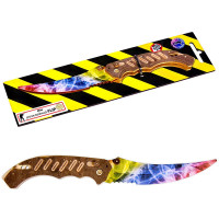 Ніж дерев'яний сувенірний "ФЛІП ВЕСЕЛКА" Сувенір-Декор FLI-R (FLI-R)