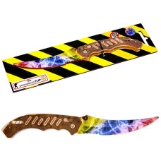 Ніж дерев'яний сувенірний "ФЛІП ВЕСЕЛКА" Сувенір-Декор FLI-R (FLI-R)