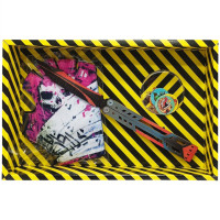 Сувенірні ножі дерев'яні набір BOX "Метелик BLACK WIDOW" BALW-B (BALW-B)