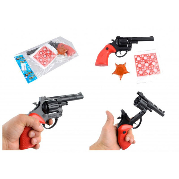 Игрушечный револьвер "Magnum" c пистонами и значком 140GG