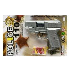 Іграшковий пістолет з пістонами та значком "COMMANDO" Golden Gun 283GG