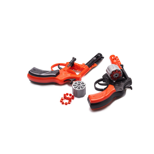 Игрушечный револьвер с пистонами Golden Gun 118GG