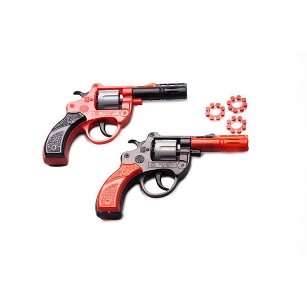 Игрушечный револьвер с пистонами Golden Gun 118GG