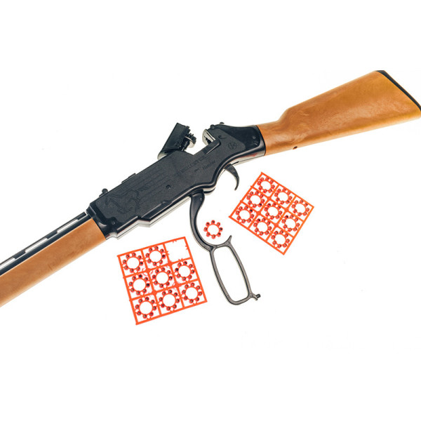 Винтовка "Winchester" с пистонами и биноклем 248