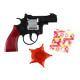 Іграшковий револьвер з пістонами та значком "DENA" Golden Gun 238GG (238GG)