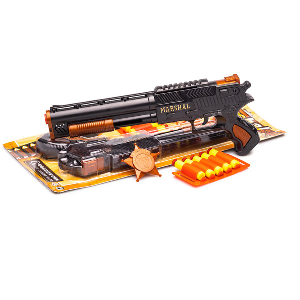 Іграшковий дробовик "Marshal" Golden Gun 915GG з м'якими кулями (915GG)