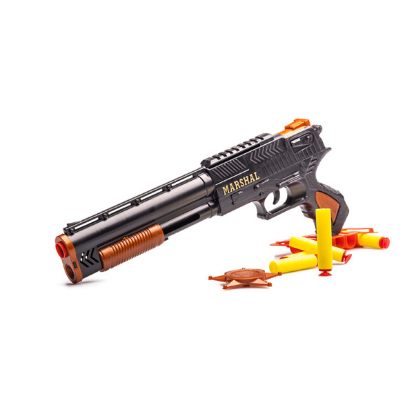 Іграшковий дробовик "Marshal" Golden Gun 915GG з м'якими кулями (915GG)