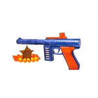 Игрушечный автомат с мягкими пулями M60 PF Golden Gun 909GG