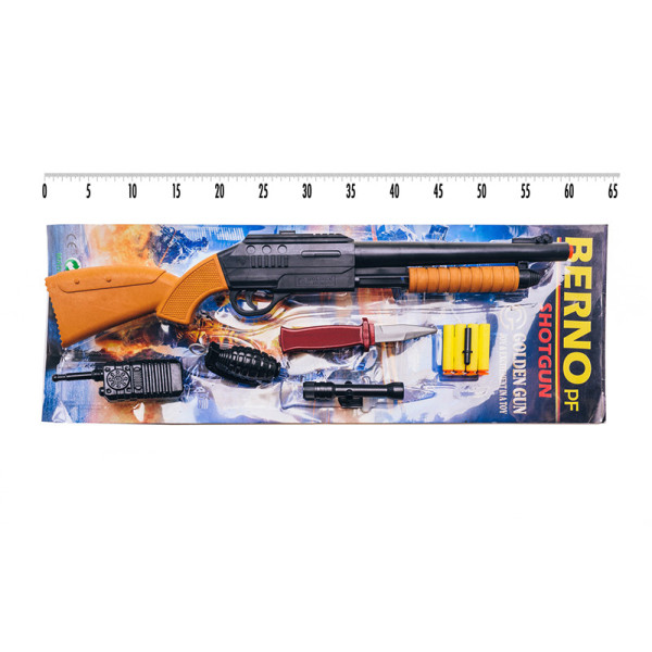 Игрушечный дробовик "Berno" с мягкими патронами Golden Gun 920GG