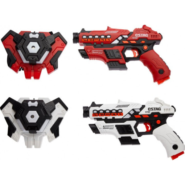 Набір лазерної зброї Canhui Toys Laser Guns CSTAG (2 пістолети + 2 жилета) BB8913F