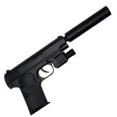 Дитячий іграшковий пістолет на кульках 733-3 зі світлом (733-3)