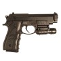 G052BL Страйкбольний пістолет Galaxy Beretta 92 із лазерним прицілом пластиковий