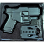 Дитячий пістолет на кульках "Glock 17" Galaxy G15+ метал з кобурою, чорний