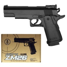 Детский пистолет на пульках CYMA ZM26 металлический