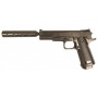 Дитячий пістолет "Colt 1911 з глушником" Galaxy G053B Пластиковий