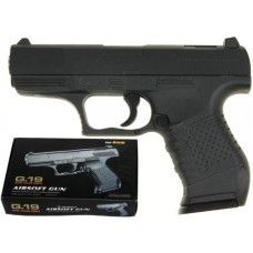 Дитячий пістолет на кульках "Walther P99" Galaxy G19 Метал, чорний