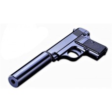 Іграшковий пістолет "Кольта 25 міні" Galaxy G9A з глушником метал чорний