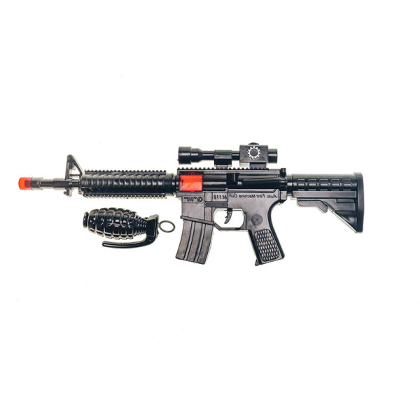 Іграшковий автомат-тріскачка "M16" з гранатою Golden Gun 803 (803GG)