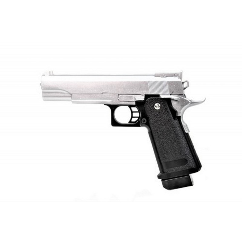 Дитячий пістолет на кульках "Colt M1911" Galaxy G6S метал срібло