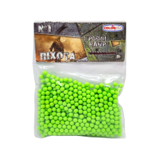 Пластиковые пульки (шарики) для детского оружия 1-153, 6 мм 500 шт