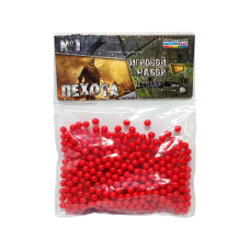 Пластиковые пульки (шарики) для детского оружия 1-153, 6 мм 500 шт
