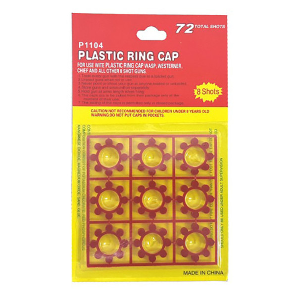Пистоны для детского оружия P1104, 72 выстрела