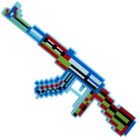 Дитяча іграшка Автомат "Minecraft" MСR-A(Blue) світлові та звукові ефекти (MСR-A(Blue))