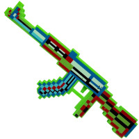 Дитяча іграшка Автомат "Minecraft" MСR-A(Green) світлові та звукові ефекти (MСR-A(Green))