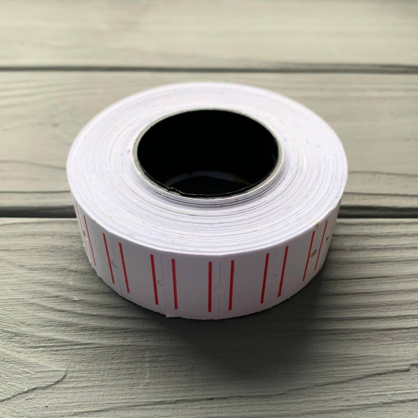 Цінник білий 20х10 мм