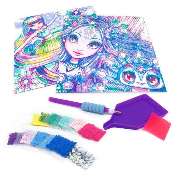 Набір для творчості з алмазною мозаїкою Морозне сяйво Nebulous Stars 11126 з аплікатором-ручкою (11126)