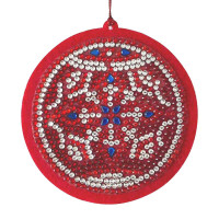 Набір для творчості зі стразами "Святкова куля" 178451, 10х10 см (178451)