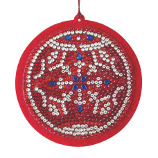 Набір для творчості зі стразами "Святкова куля" 178451, 10х10 см (178451)