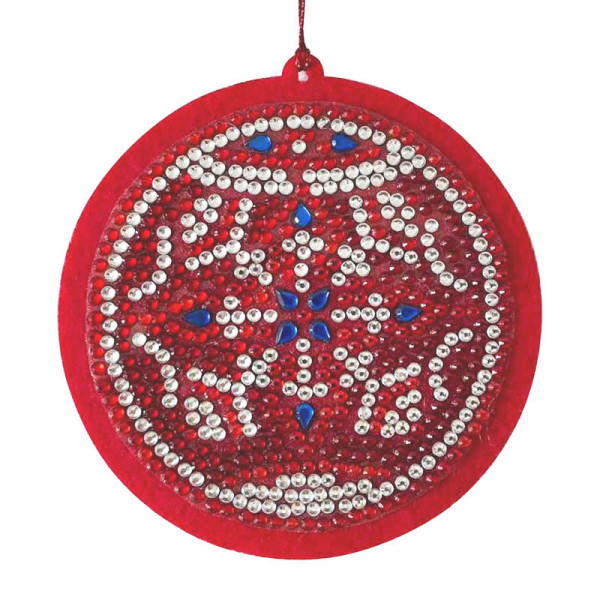 Набір для творчості зі стразами "Святкова куля" 178451, 10х10 см (178451)