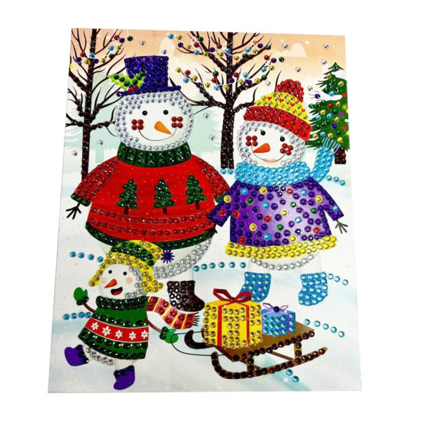 Набір для творчості діамантова мозаїка "Сніговики" НТ-34-02 (НТ-34-02)