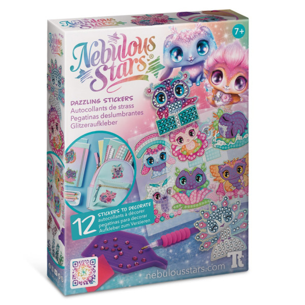 Набір для створення стікерів Космічні вихованці Nebulous Stars 11023 з алмазною мозаїкою (11023NS)