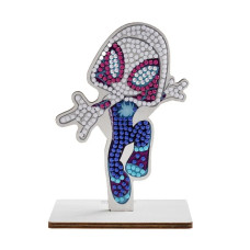 Набор для творчества со стразами "Женщина Паук" Crystal Art CAFGR-MCU016 на подставке (CAFGR-MCU016)
